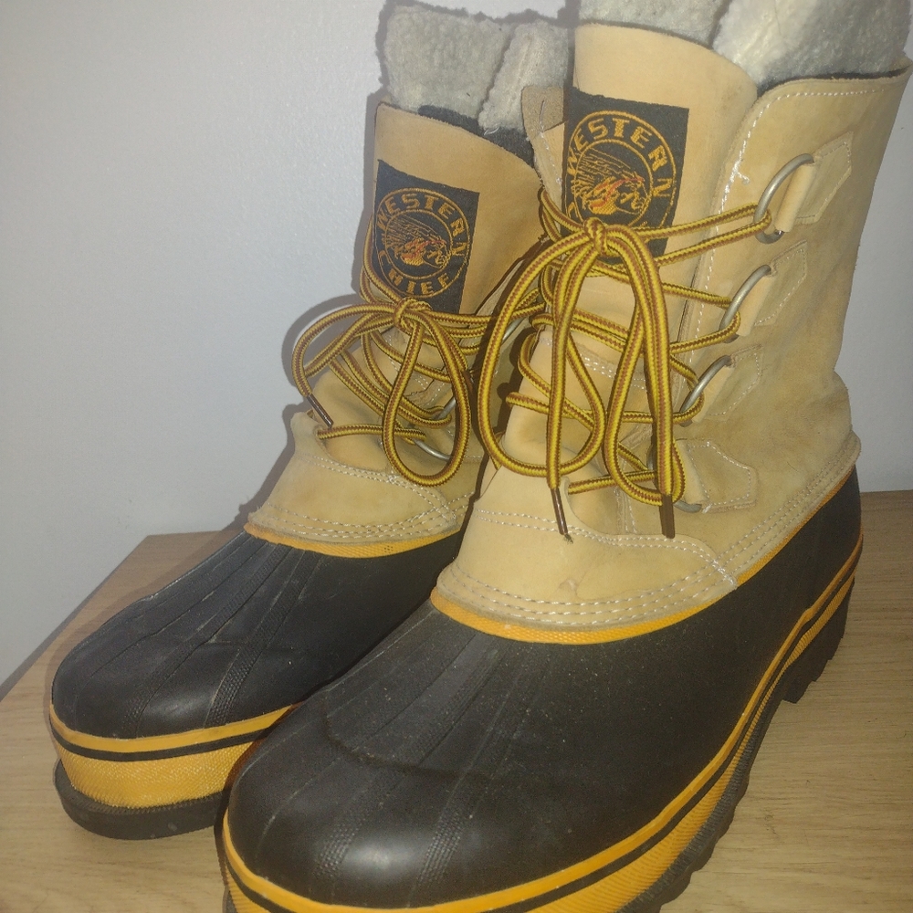 Western Chief Rain Snow Work Leather Boots US Size 12